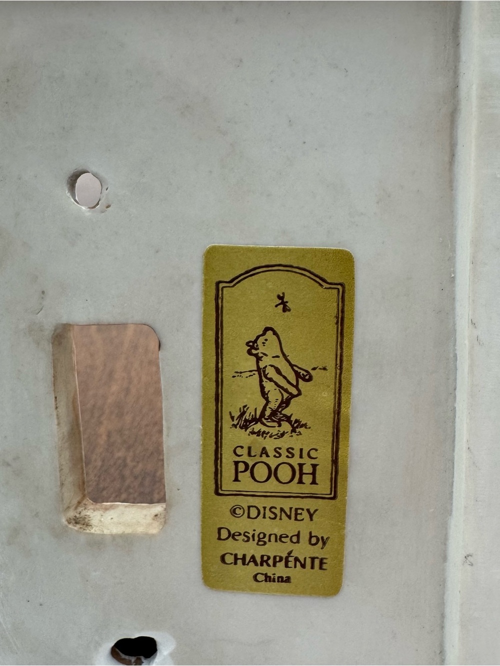 Disney Classic Pooh Light Switch Cover Christopher Robin Pooh Piglet Charpente - Picture 3 of 3